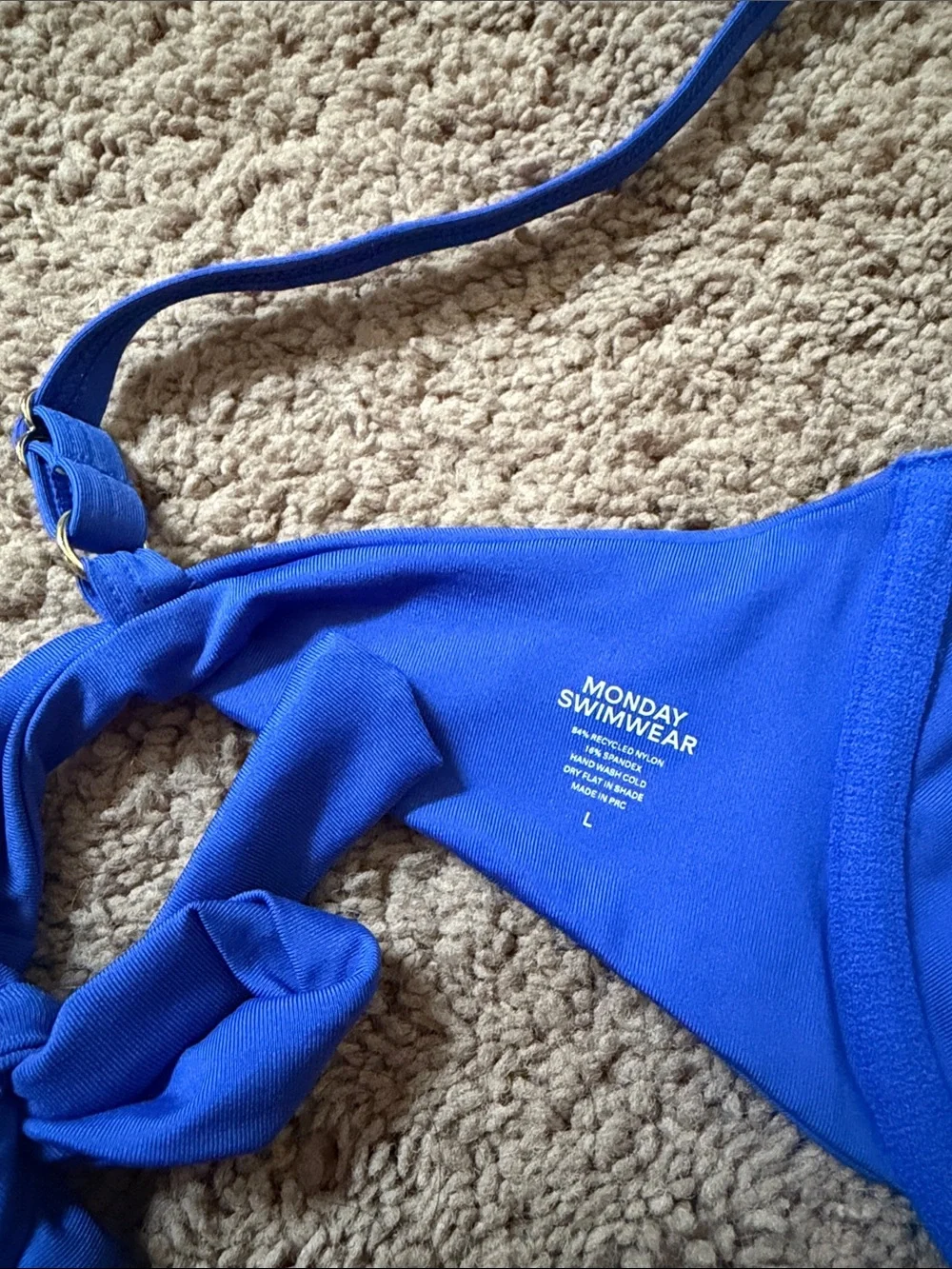 Monday Swimwear Royal Blue Underwire Bikini Top